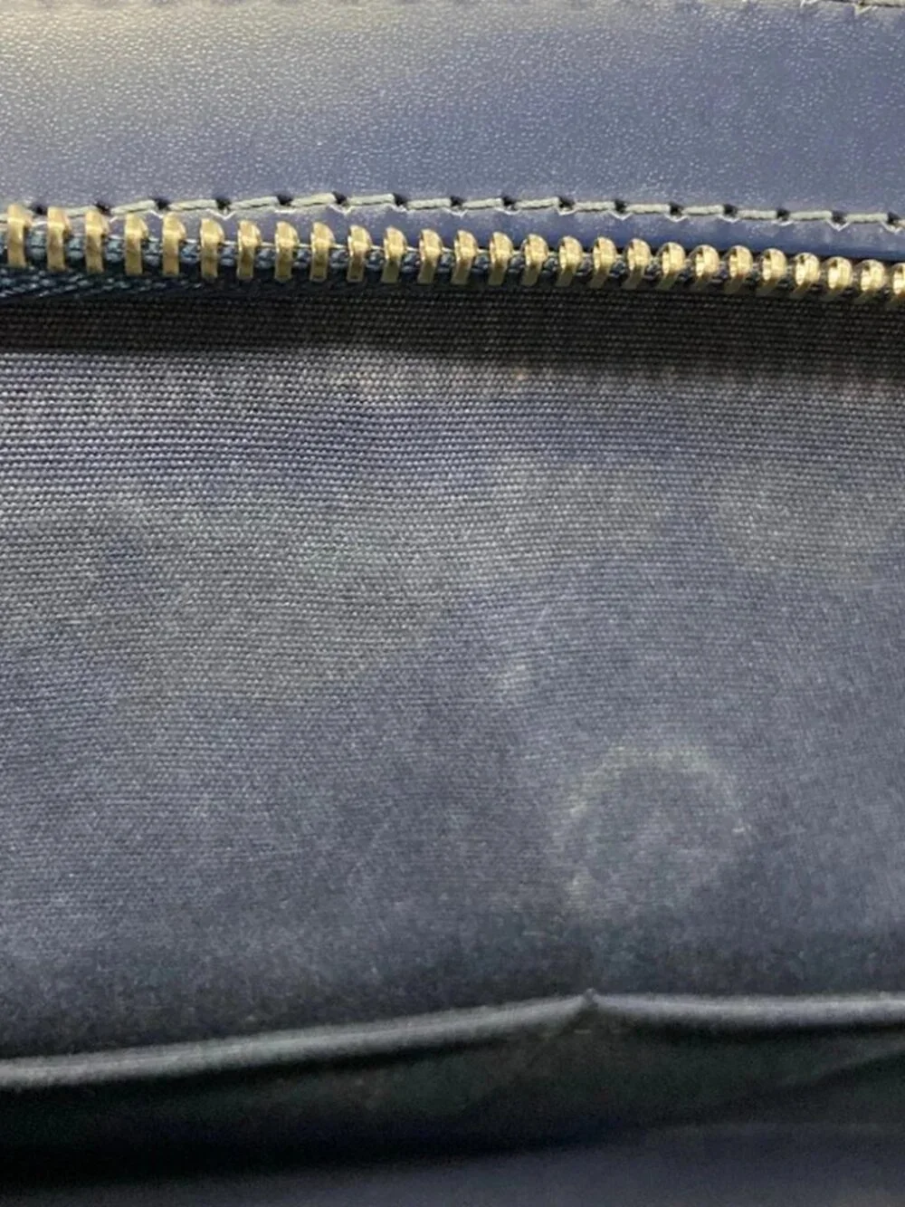 LOUIS VUITTON Soufflot MM M94375 Indigo Blue Epi AA2146 Handbag